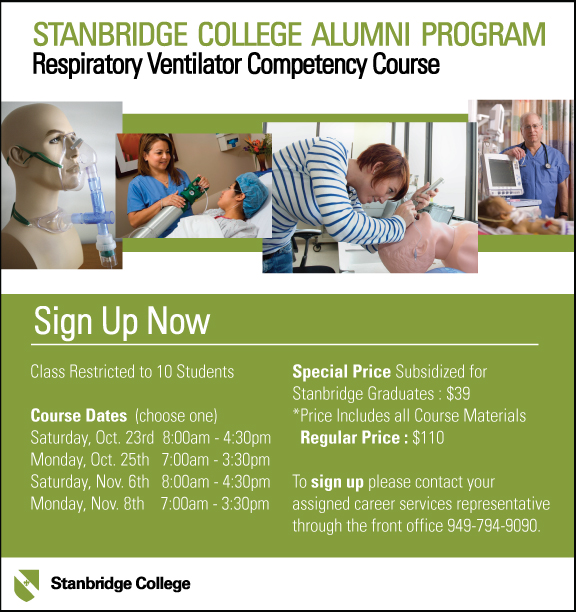 Alumni Workshop: Respiratory Ventilator Competency Course  
