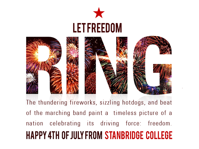 Happy 4th of July from Stanbridge College  