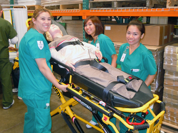 Nursing Students Prepare for Disaster During Nursing Skills Week  