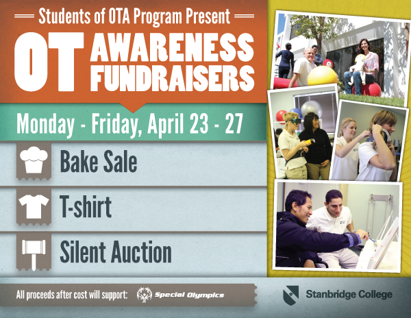 Occupational Therapy Awareness Fundraisers 4/23-4/27  