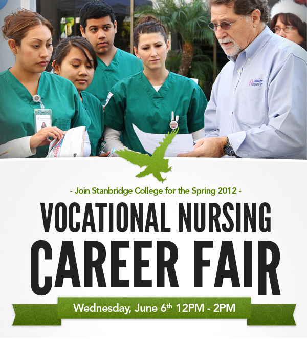 Stanbridge College Hosts Vocational Nursing Career Fair on June 6th!  