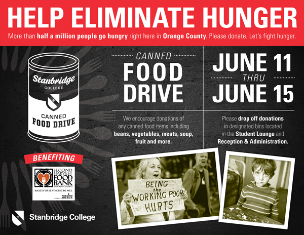 Starting 6/11 Canned Food Drive Week to Help Eliminate Hunger in OC  