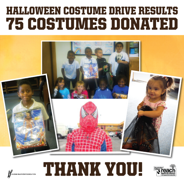 75 Homeless Children Receive Halloween Costumes from Stanbridge College  