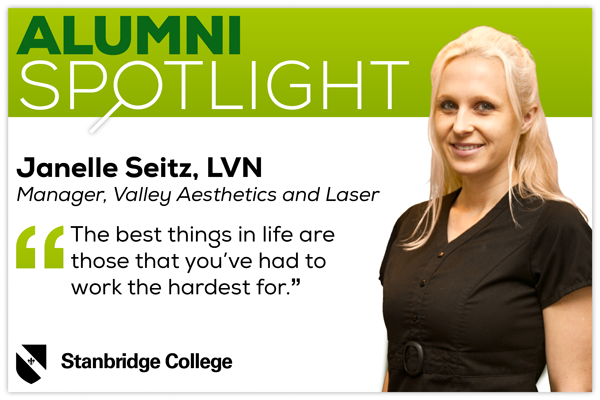 Stanbridge Alumni Spotlight: Janelle Seitz, Licensed Vocational Nurse  